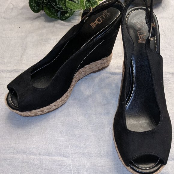 Brash Shoes Brash Peep Toe Wedges Poshmark